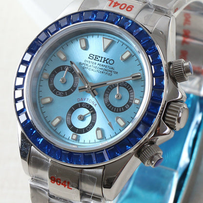 Seiko Daytona MOD Tiffany Dial Crystal