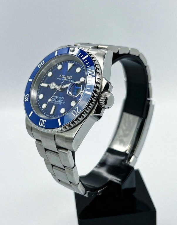 Seiko Submariner MOD Blue Dial