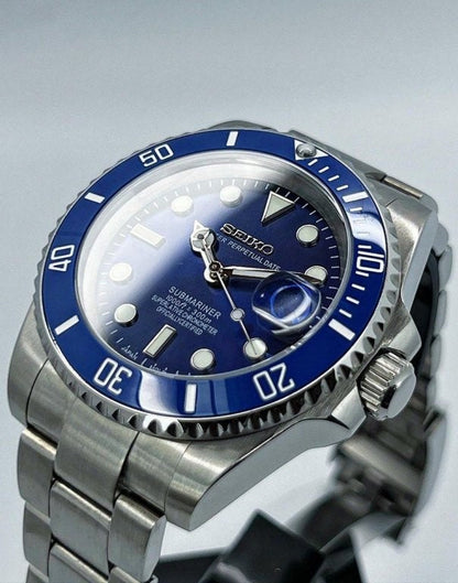 Seiko Submariner MOD Blue Dial