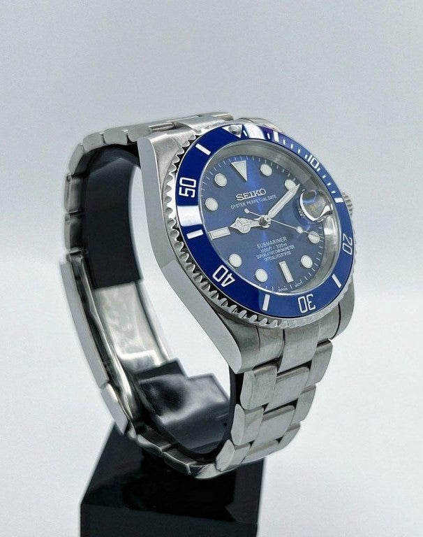 Seiko Submariner MOD Blue Dial