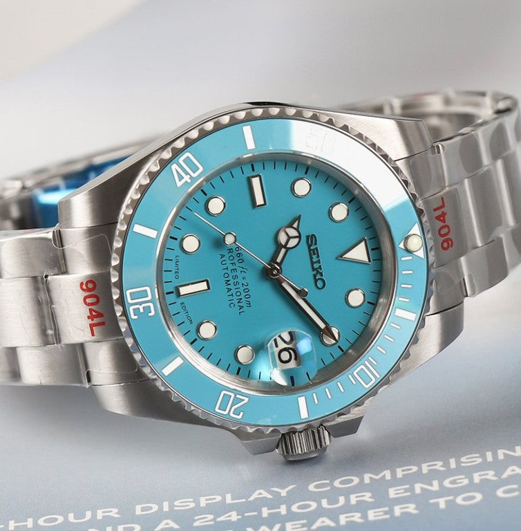 Seiko Submariner MOD Tiffany Dial