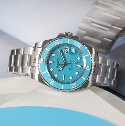 Seiko Submariner MOD Tiffany Dial