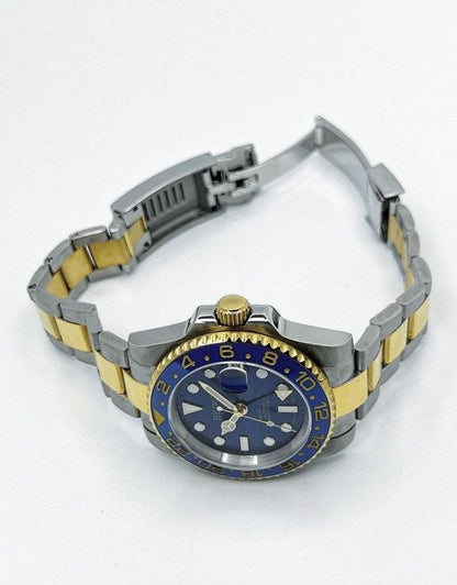 Seiko GMT MOD Blue Two-Tone Dial