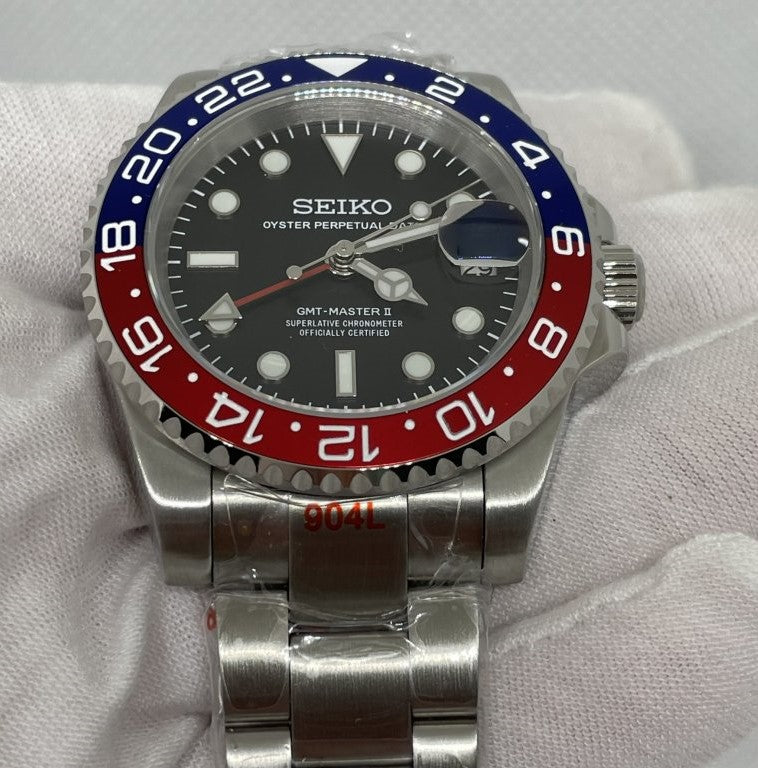 Seiko GMT MOD Pepsi Dial