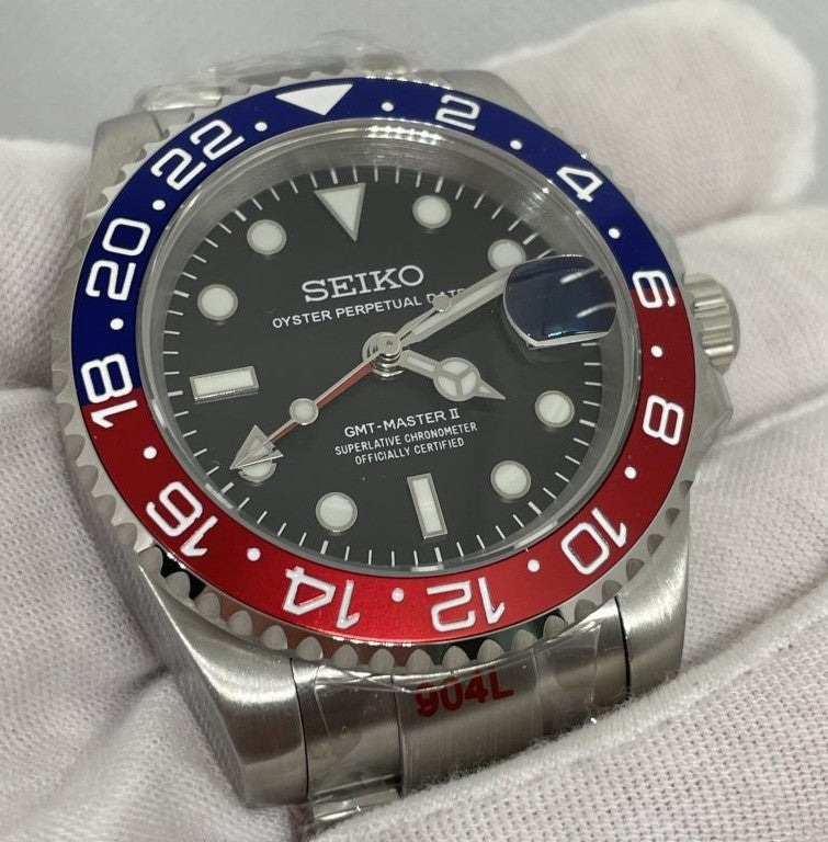 Seiko GMT MOD Pepsi Dial