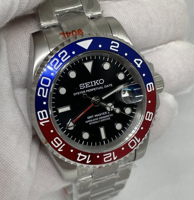 Seiko GMT MOD Pepsi Dial