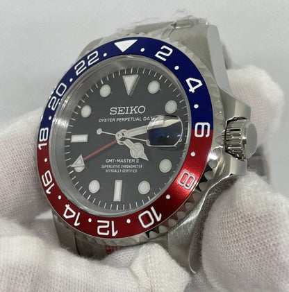 Seiko GMT MOD Pepsi Dial