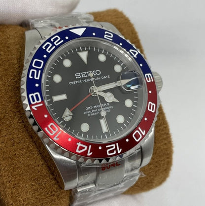 Seiko GMT MOD Pepsi Dial