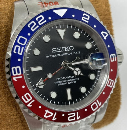 Seiko GMT MOD Pepsi Dial