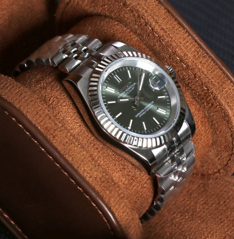 Seiko Datejust MOD Olive Dial