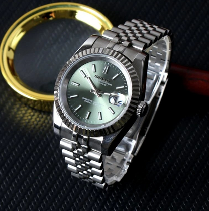 Seiko Datejust MOD Olive Dial