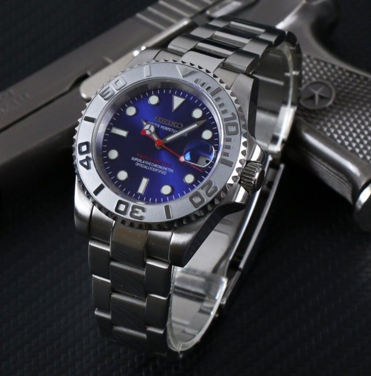 Seiko YachtMaster MOD Blue Dial