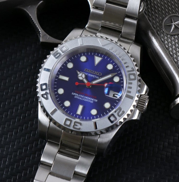 Seiko YachtMaster MOD Blue Dial