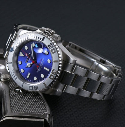 Seiko YachtMaster MOD Blue Dial