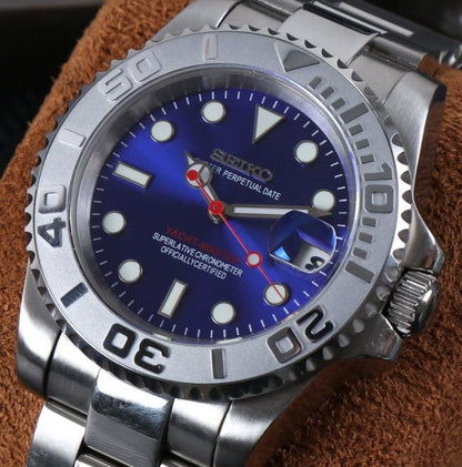 Seiko YachtMaster MOD Blue Dial