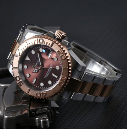 Seiko YachtMaster MOD Brown Dial