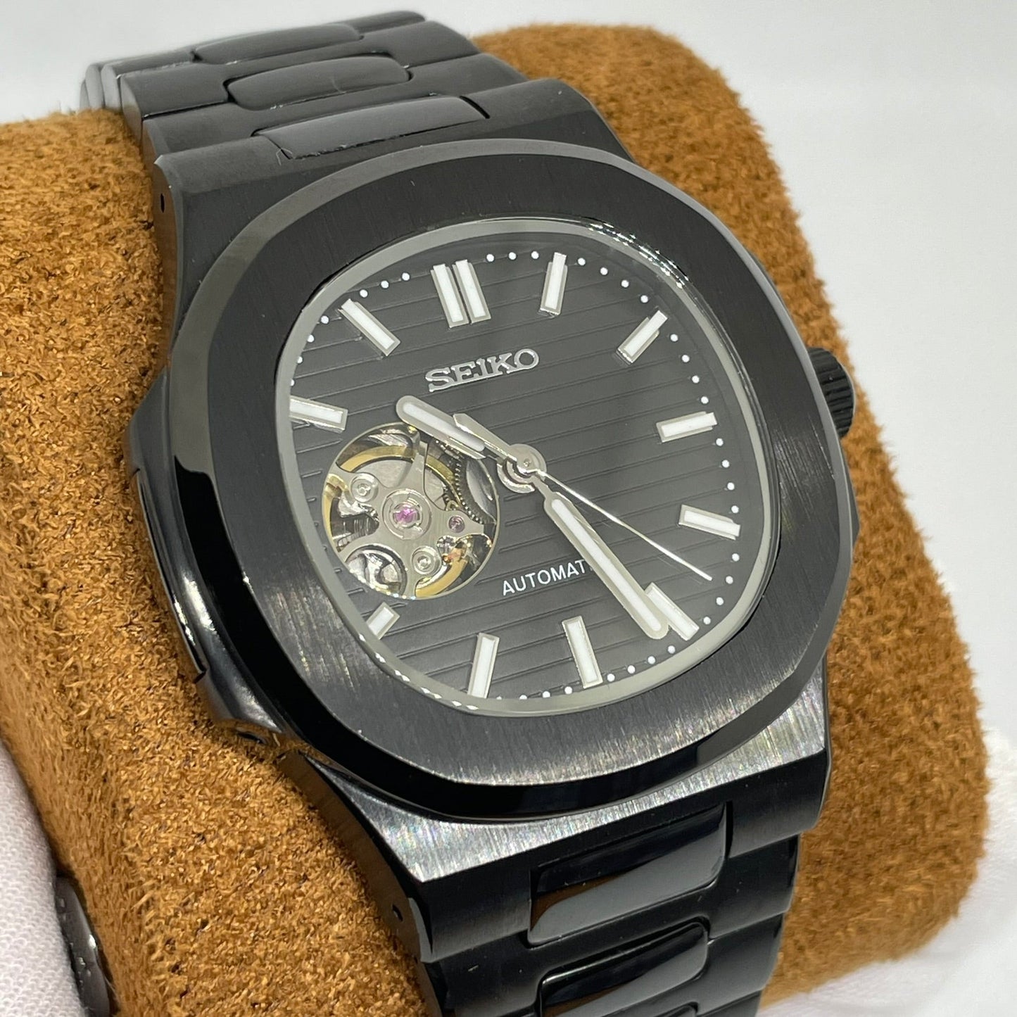 Seiko Nautilus MOD ALL Black Open Hearth