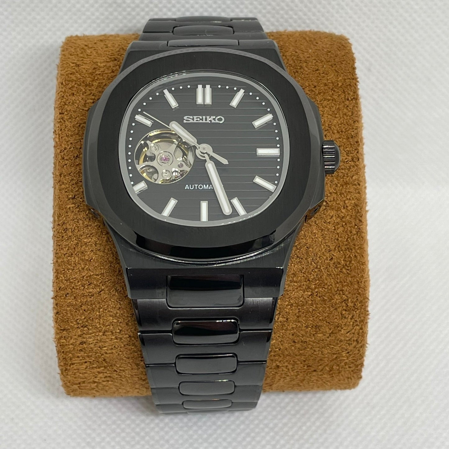 Seiko Nautilus MOD ALL Black Open Hearth