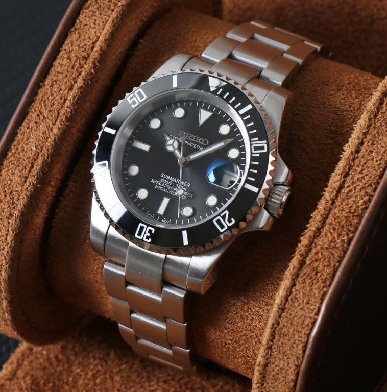 Seiko Submariner MOD Black Dial