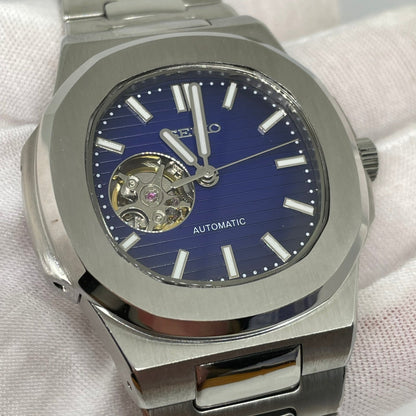 Seiko Nautilus MOD Dark Blue Dial Open Hearth