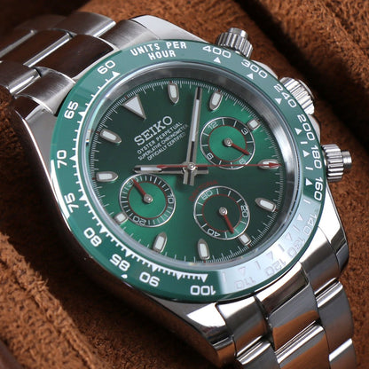 Seiko Daytona MOD Green Dial