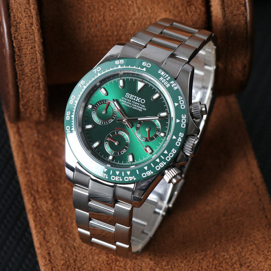 Seiko Daytona MOD Green Dial