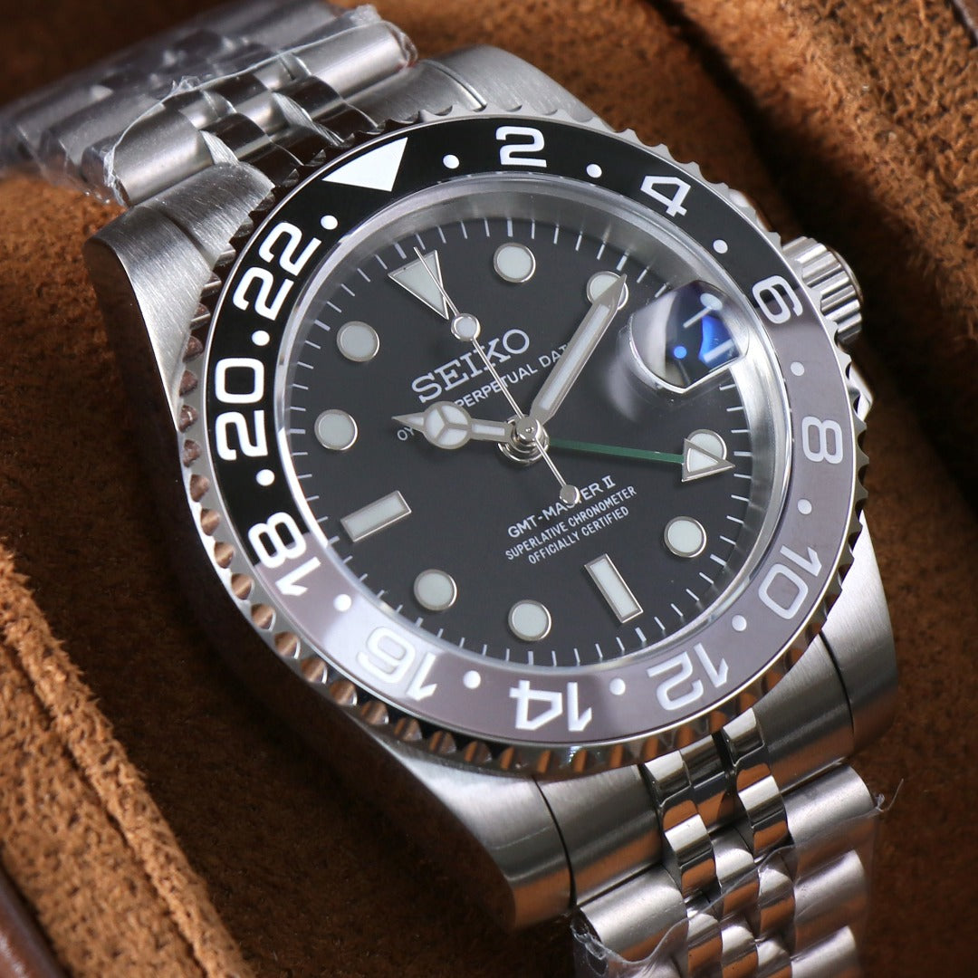 Seiko GMT MOD Bruce Wayne