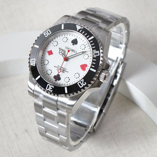 Seiko Submariner MOD White Joker