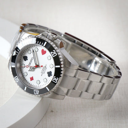 Seiko Submariner MOD White Joker