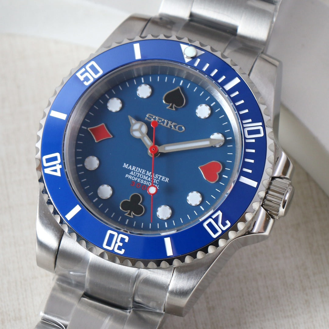 Seiko Submariner MOD Blue Joker