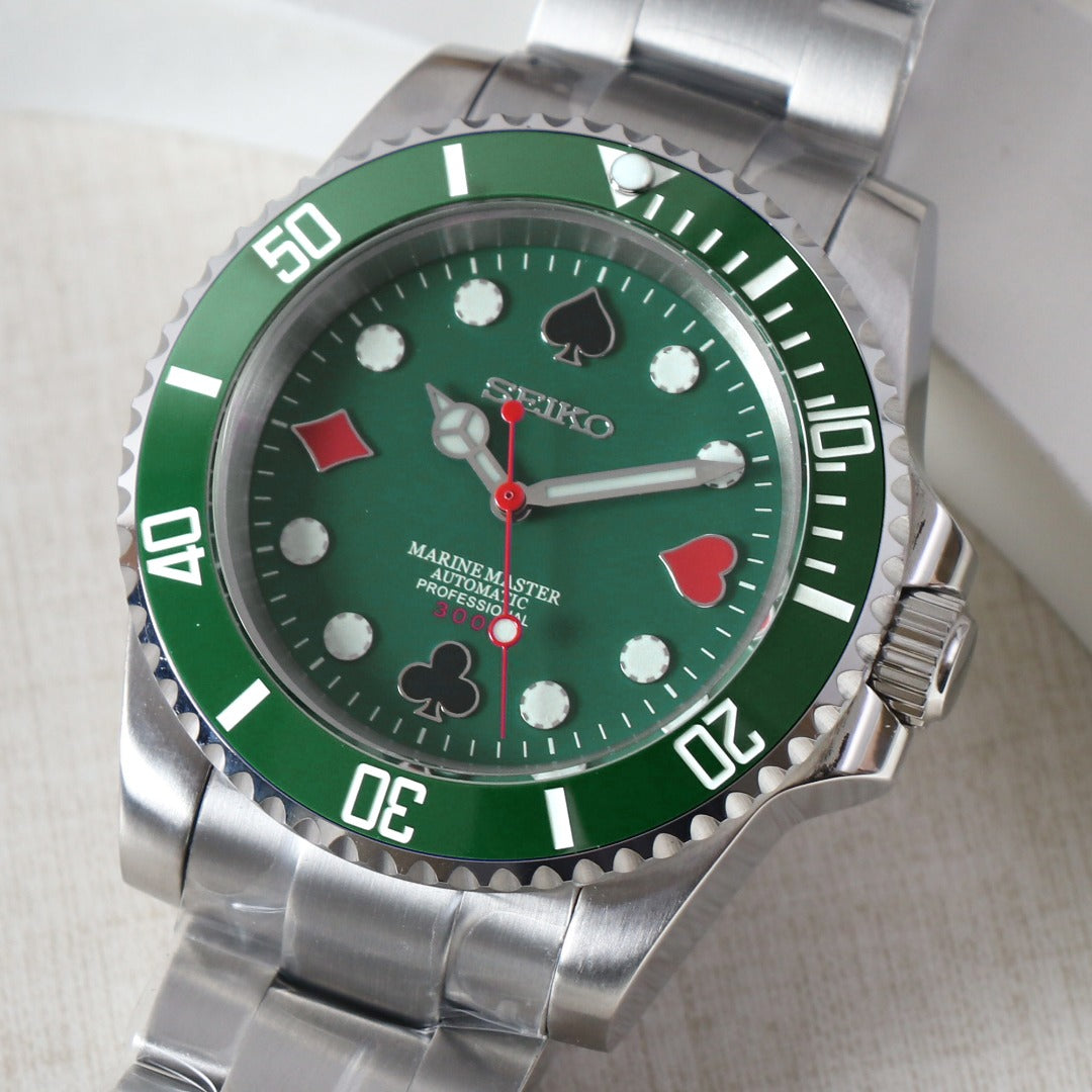 Seiko Submariner MOD Green Joker